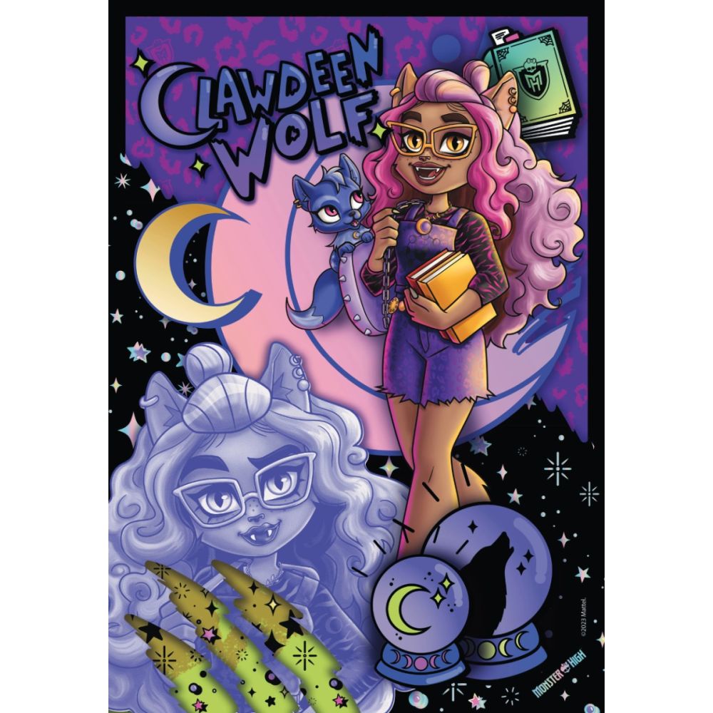 Пъзел Clementoni, Monster High, Clawdeen Wolf, 150 части