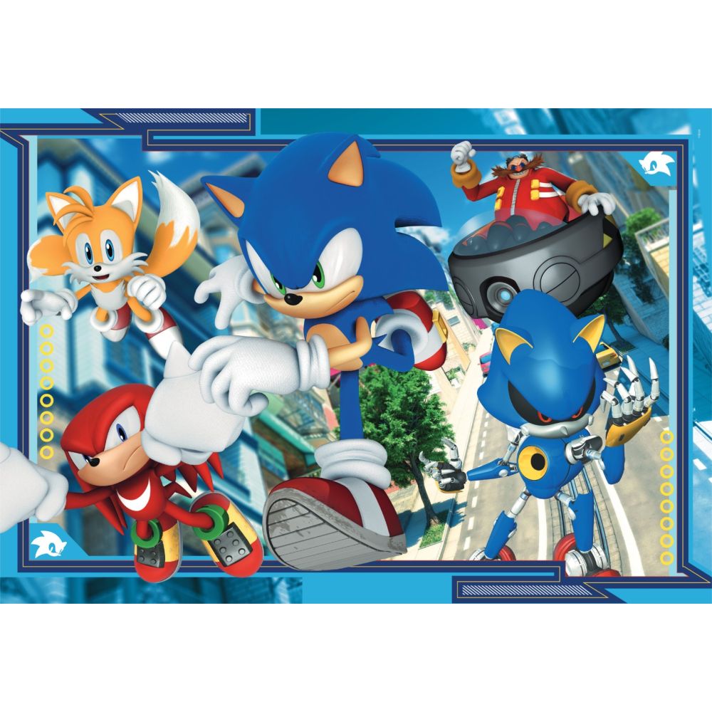 Пъзел Clementoni, Sonic the Hedgehog с Knuckles и Tails, 180 части