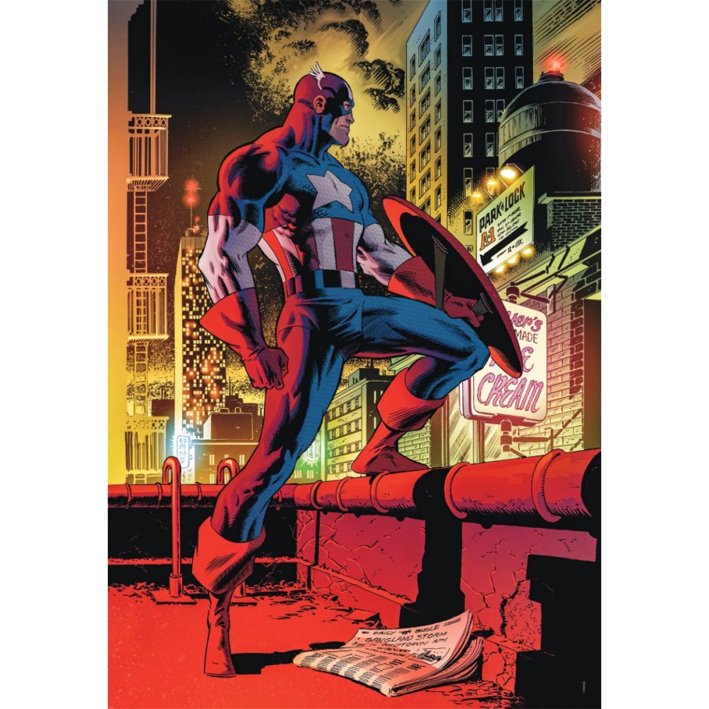 Пъзел Clementoni, Marvel Captain America, 1000 части