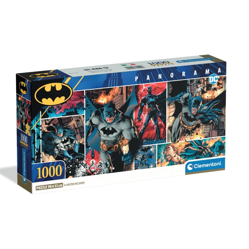 Панорамен пъзел Clementoni, Batman, 1000 части