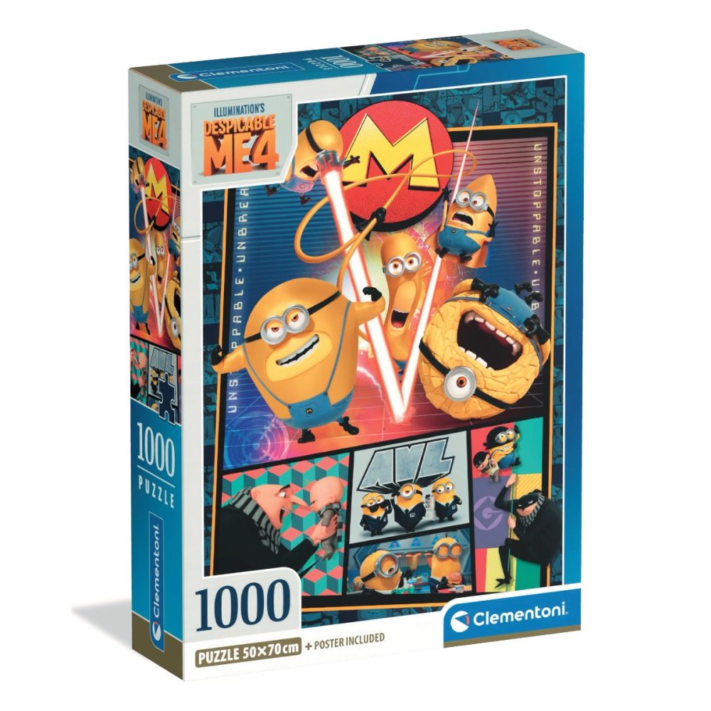 Пъзел Clementoni, Despicable Me 4, 1000 части