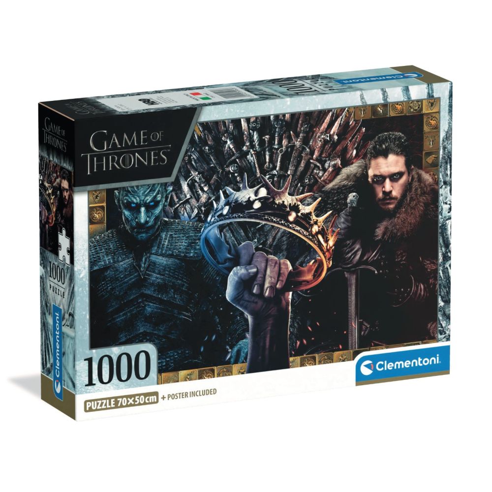 Пъзел Clementoni, Game of Thrones, 1000 части 2025