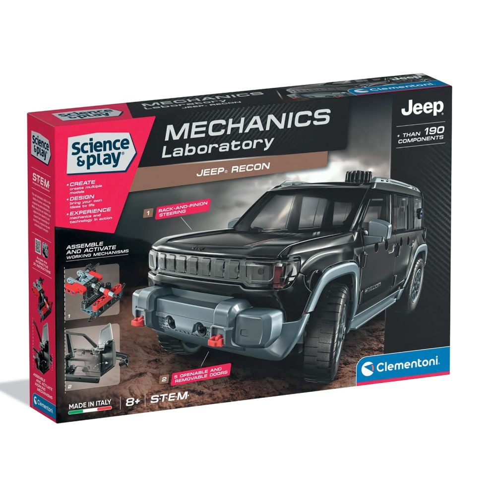 Строителен комплект, Clementoni, Jeep Racon