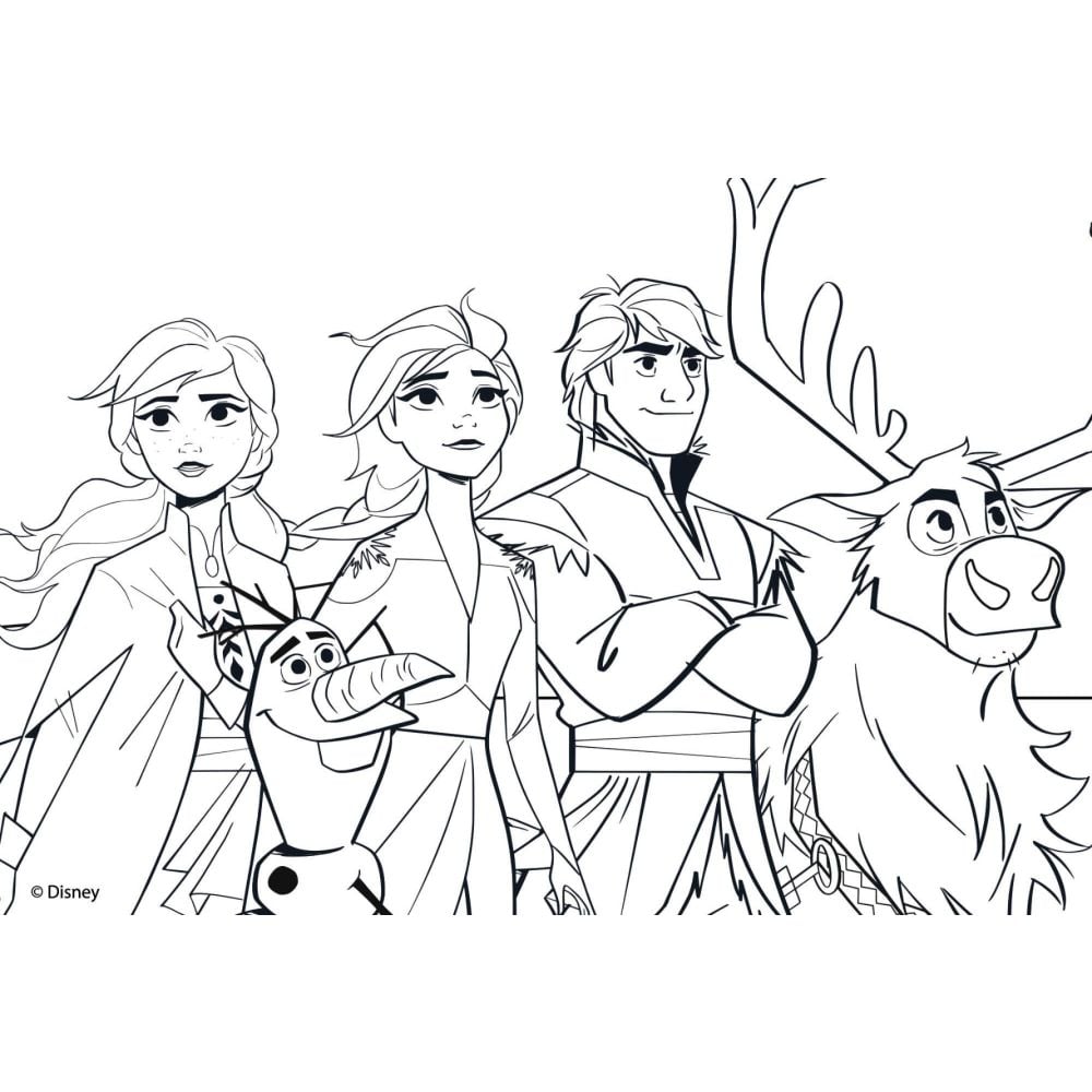 Подов пъзел, Lisciani, Disney Frozen, Maxi, 2 x 24 части