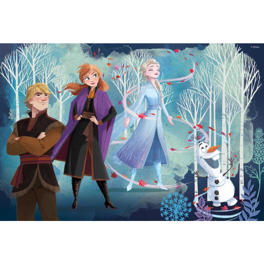 Подов пъзел, Lisciani, Disney Frozen, Maxi, 2 x 60 части