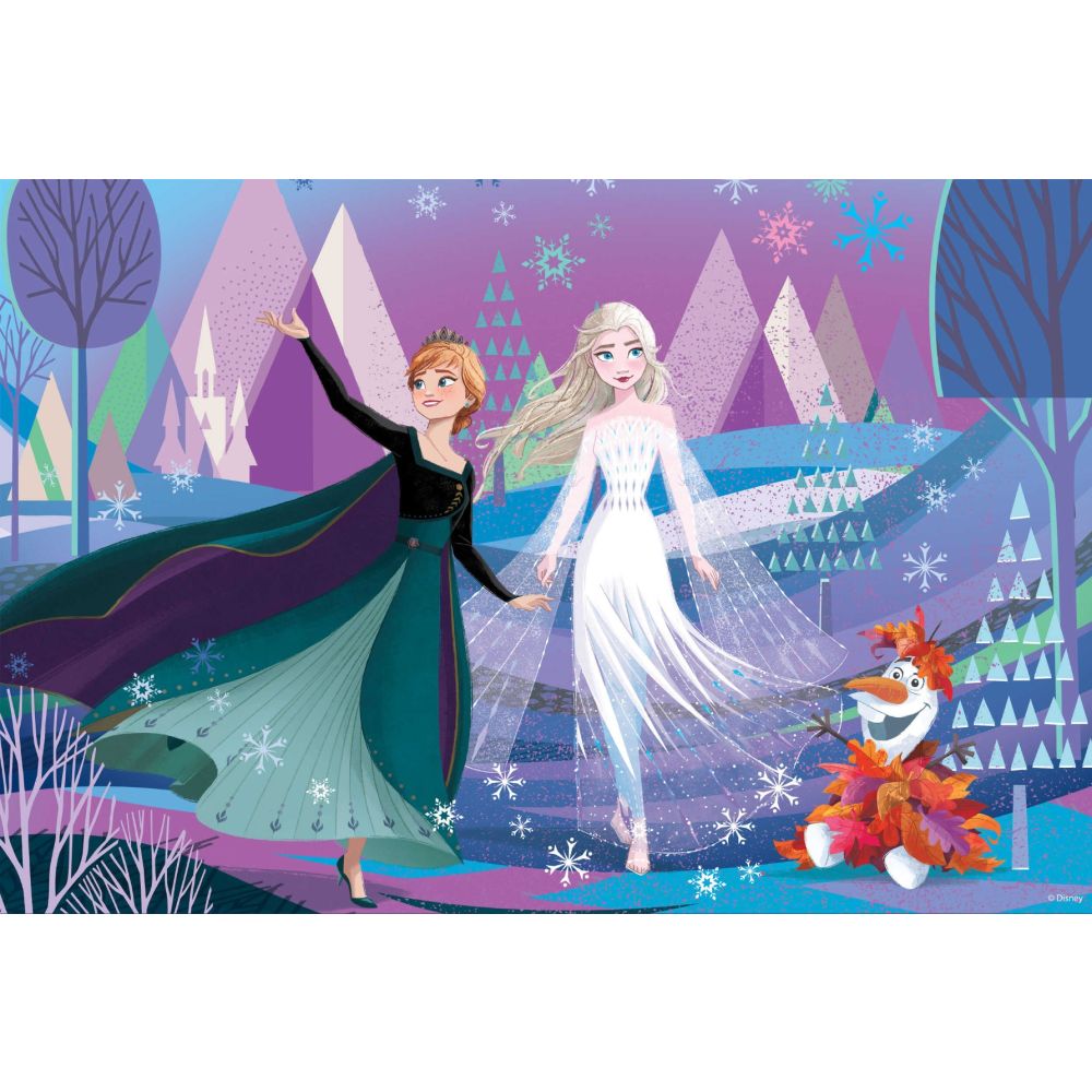 Подов пъзел, Lisciani, Disney Frozen, Maxi, 2 x 60 части