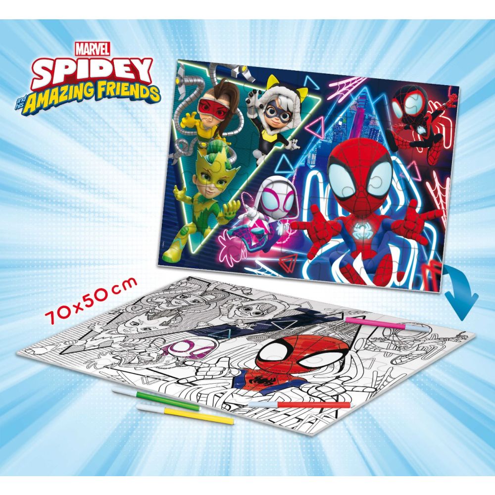 Подов пъзел, Lisciani, Marvel Spidey, Maxi, 35 части