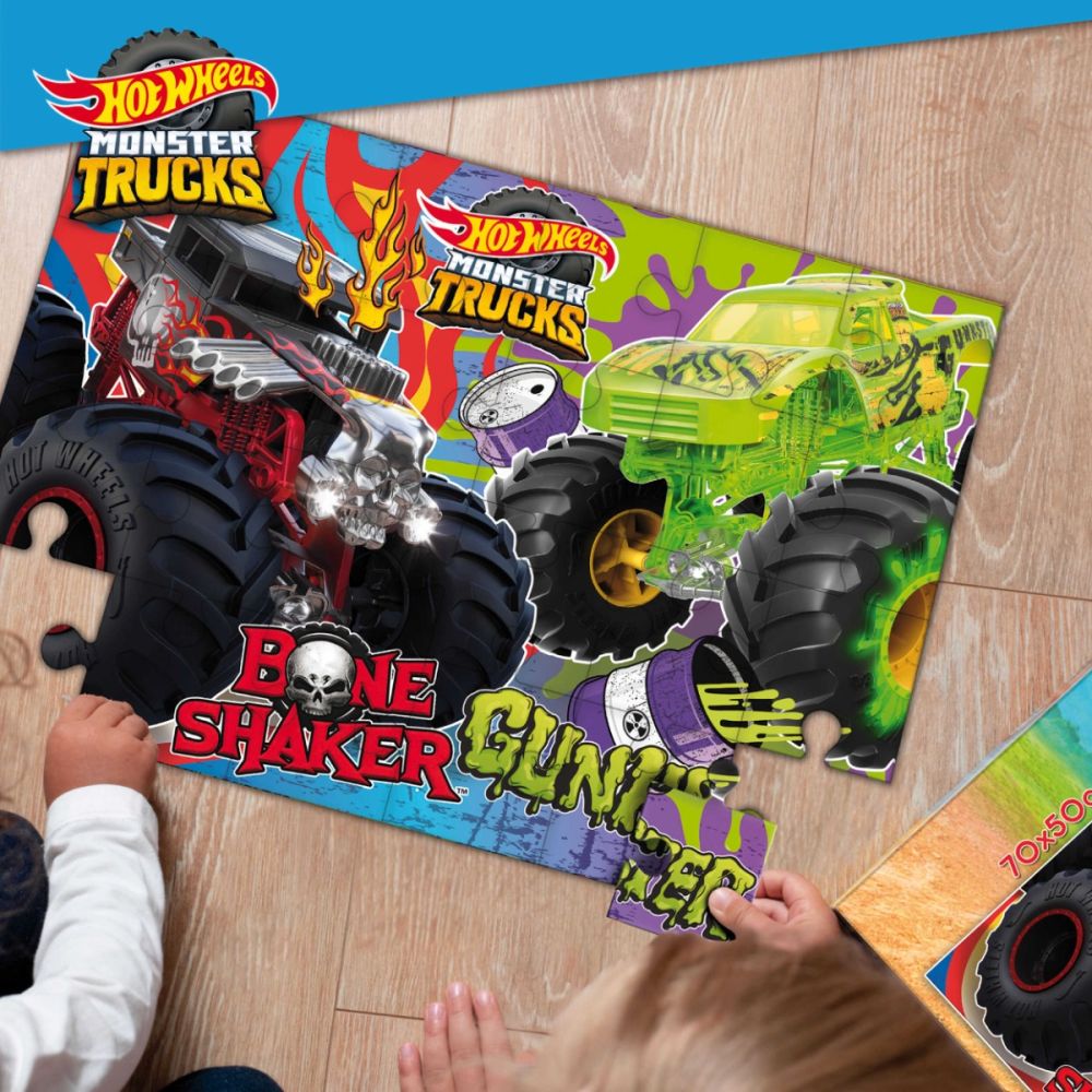 Подов пъзел, Lisciani, Hot Wheels, Maxi, 24 части