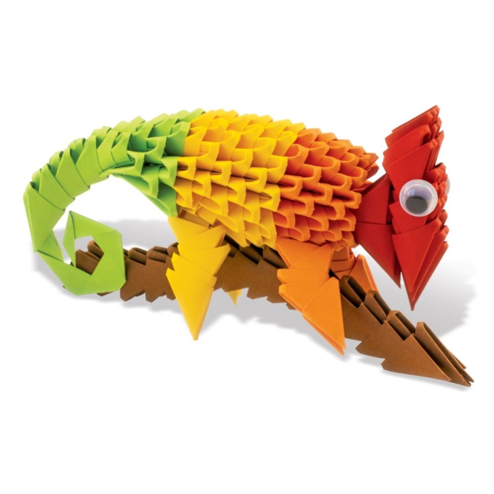 3D игра, Оригами Хамелеон, Creagami, 265 части
