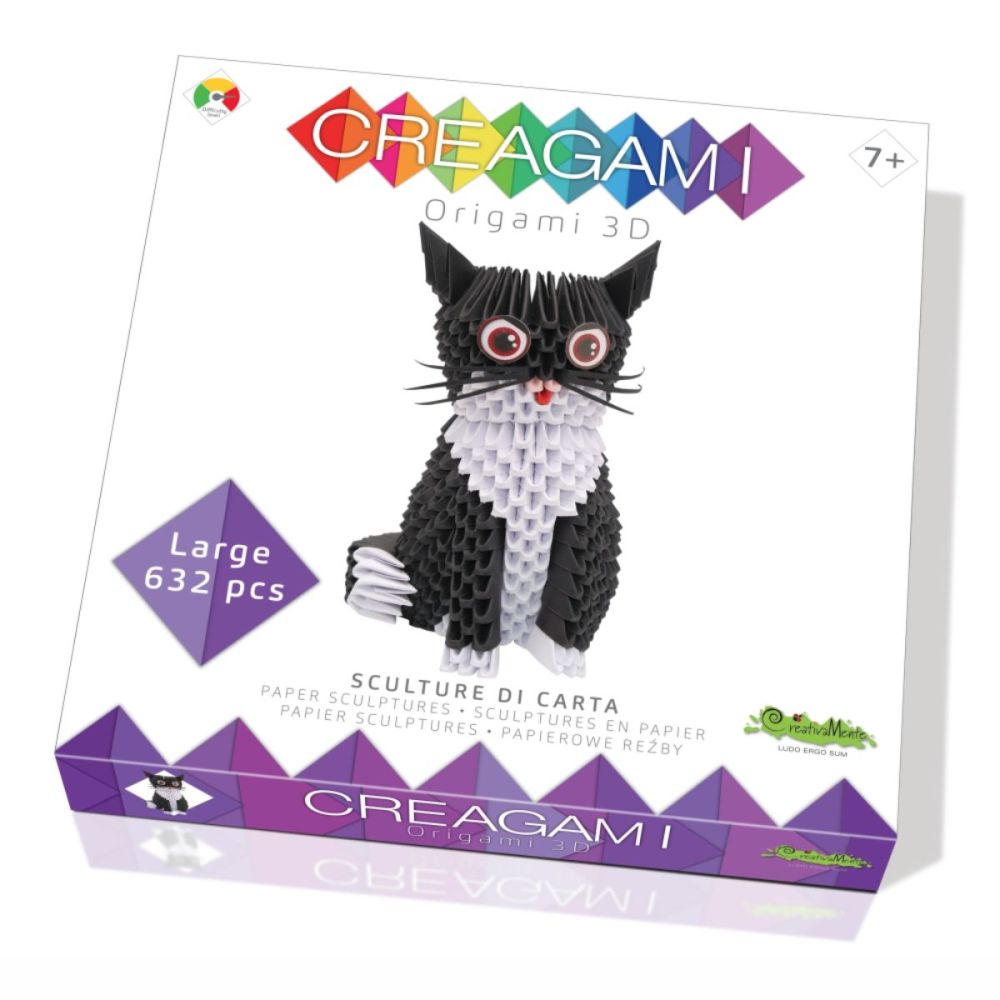 3D игра, Оригами Котка, Creagami, 632 части