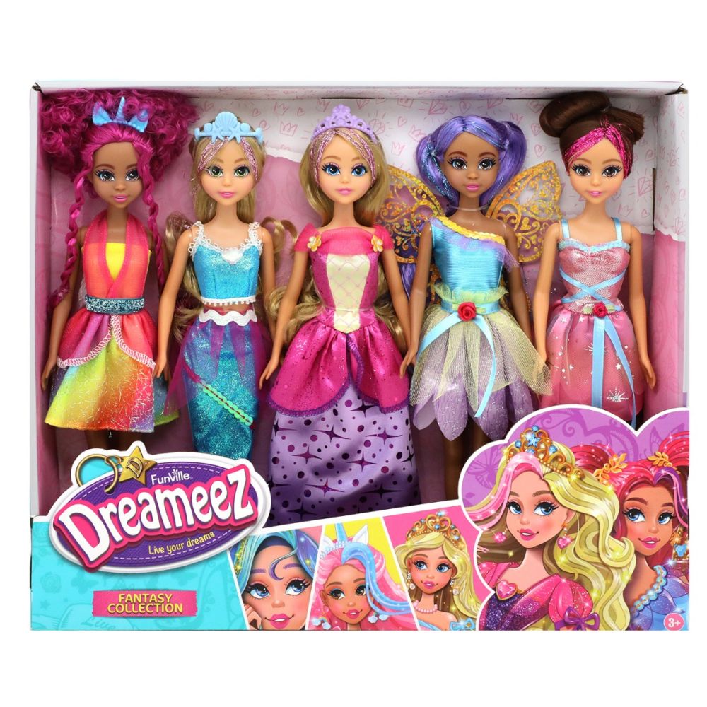 Комплект 5 кукли, Dreameez, Fantasy
