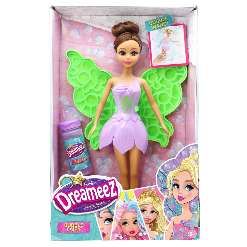Кукла фея със зелени крила, Dreameez, Bubble Fairy