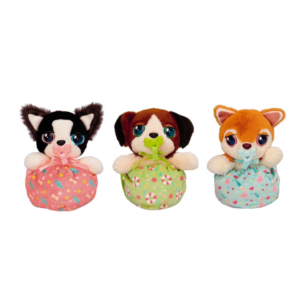 Интерактивна мини плюшена играчка, Baby Paws, Кученце, 14 см