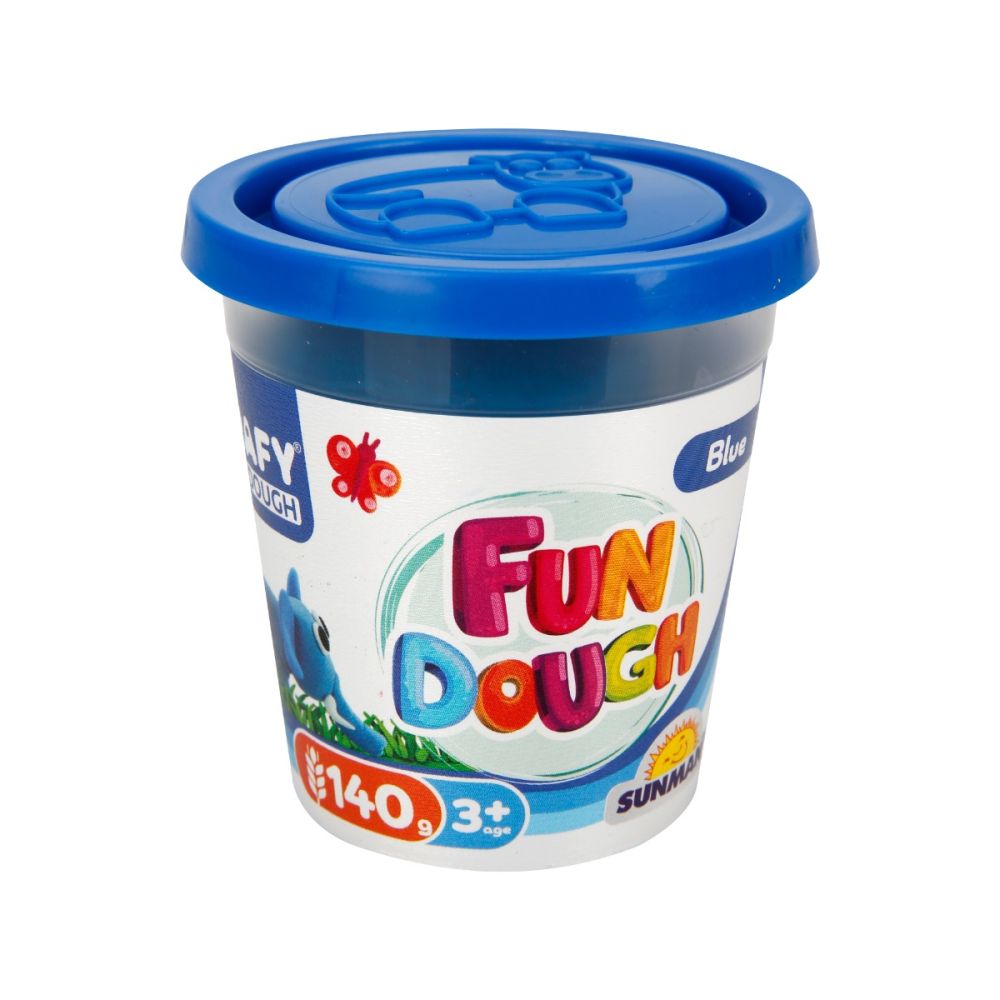 Комплект пластилин с 4 цвята, Crafy Fun, 560 гр