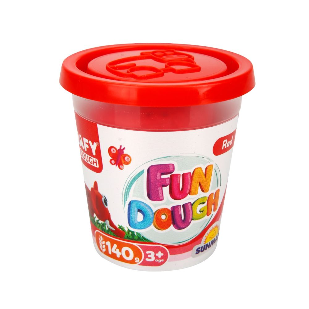 Комплект пластилин с 4 цвята, Crafy Fun, 560 гр