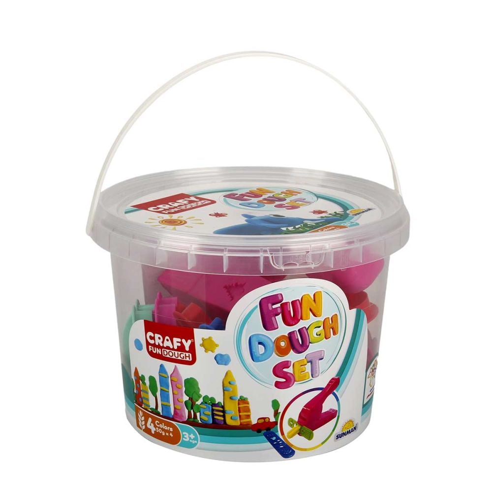 Комплект 17 части, Кофичка с пластилин, Crafy, 200 гр