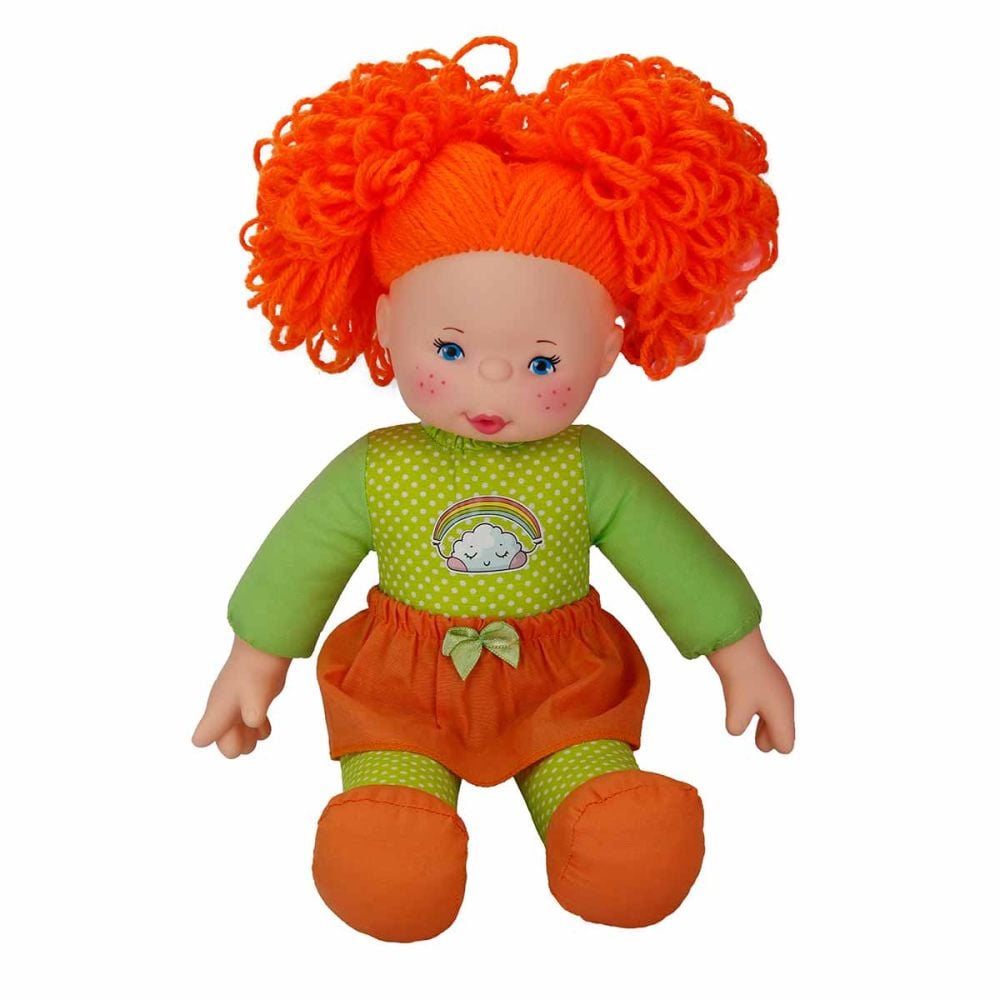 Кукла Дъга, Dollz And More, С оранжева коса, 35 см