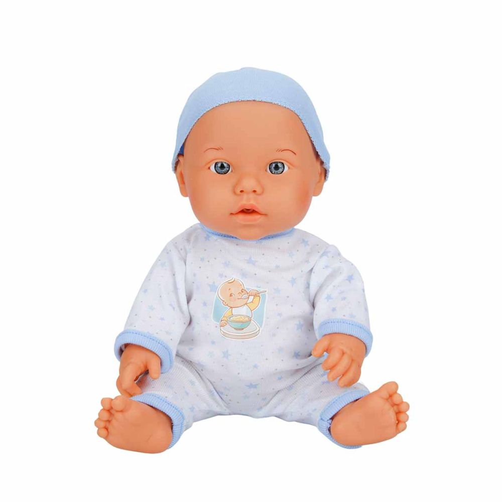 Кукла Bebelou, Време за обяд, Dollz And More, Син, 35 см