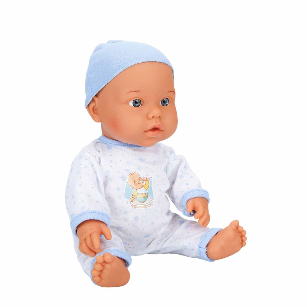 Кукла Bebelou, Време за обяд, Dollz And More, Син, 35 см