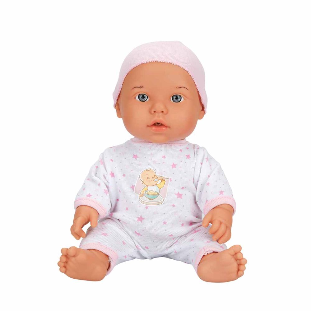 Кукла Bebelou, Време за обяд, Dollz And More, Розов, 35 см