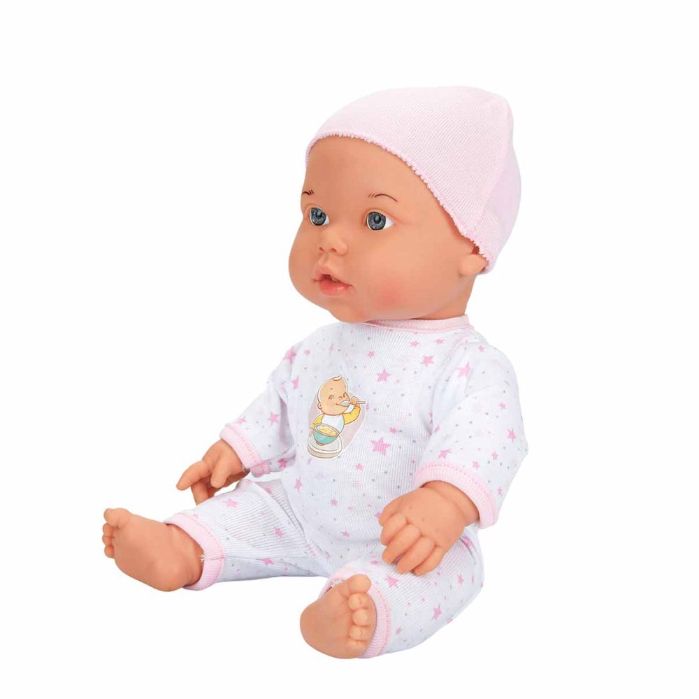 Кукла Bebelou, Време за обяд, Dollz And More, Розов, 35 см