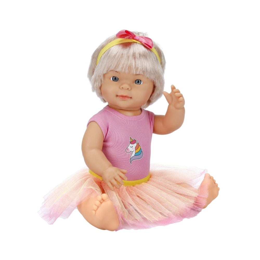 Парти комплект с кукла Bebelou, Dollz And More, и розовата пола, 40см