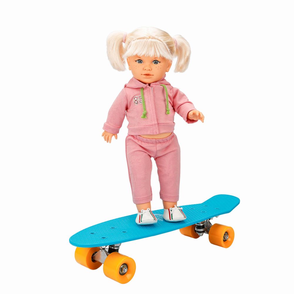Кукла Тина в спортен тоалет, Dollz And More, Светло розово, 45см
