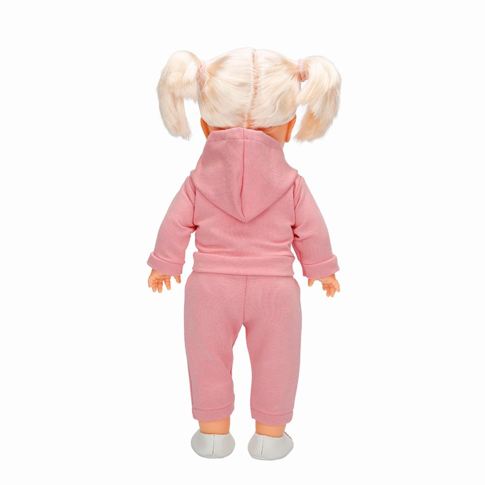 Кукла Тина в спортен тоалет, Dollz And More, Светло розово, 45см