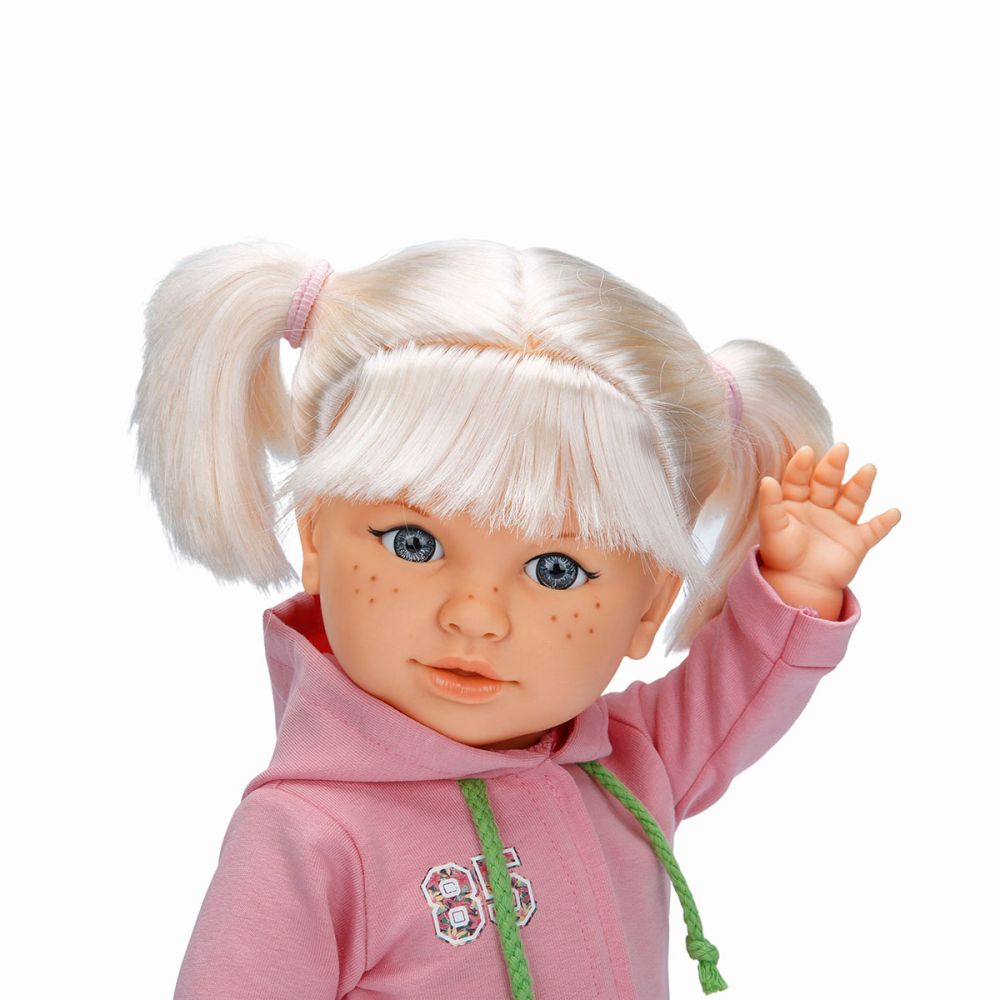Кукла Тина в спортен тоалет, Dollz And More, Светло розово, 45см