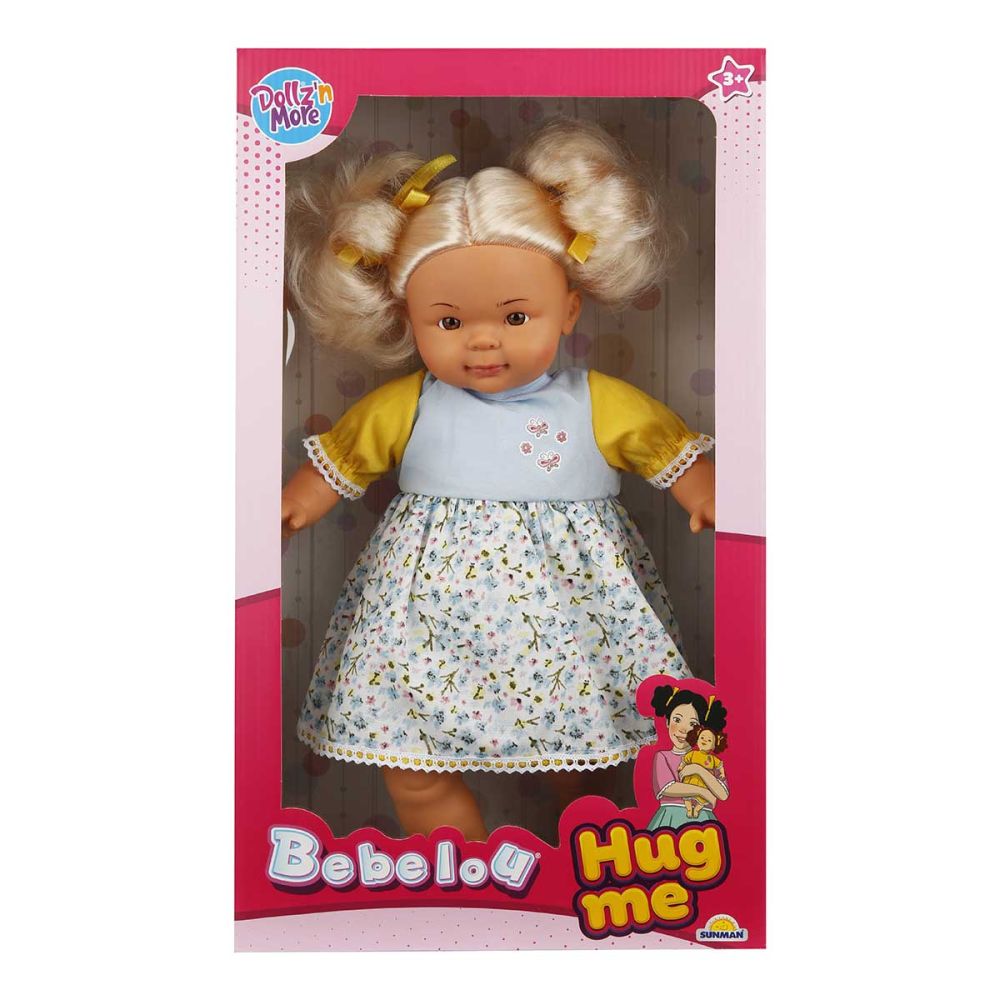 Кукла бебе с руса коса, Dollz And More, Прегърни ме, 40 см