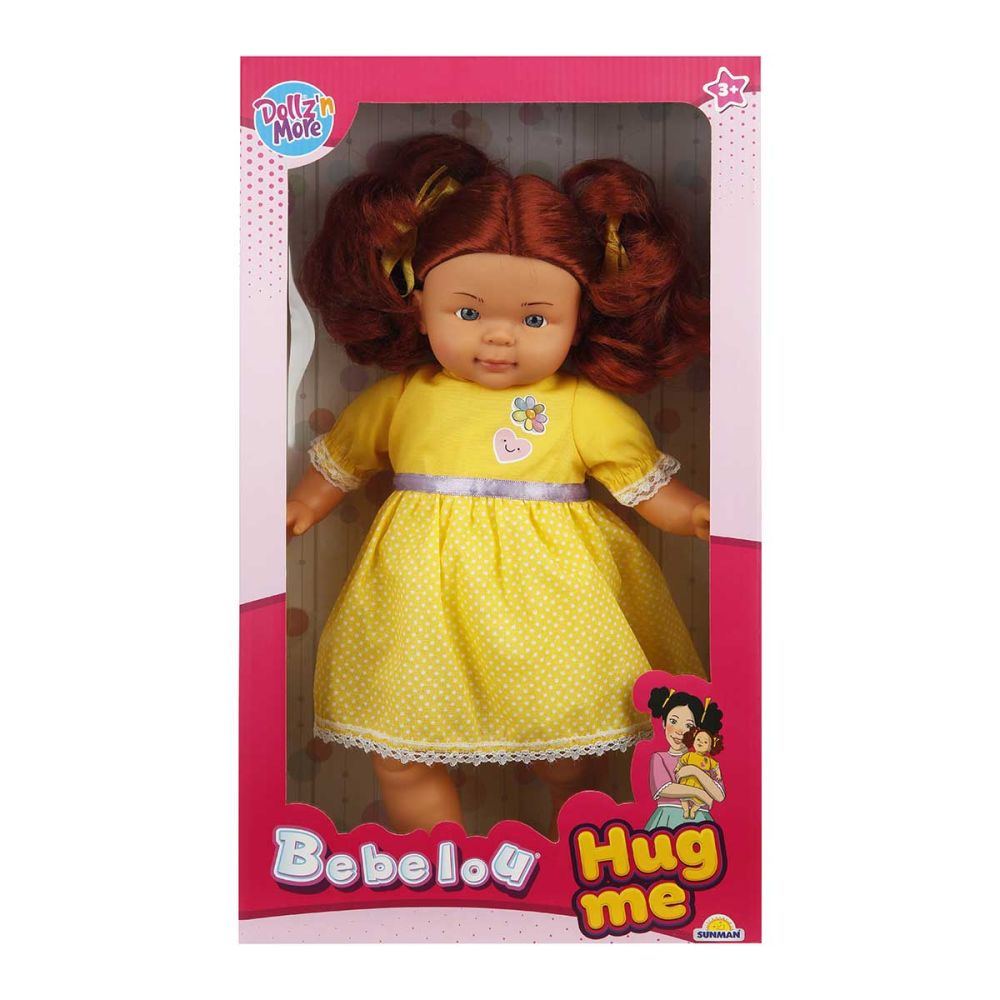 Кукла бебе с червена коса, Dollz And More, Прегърни ме, 40 см