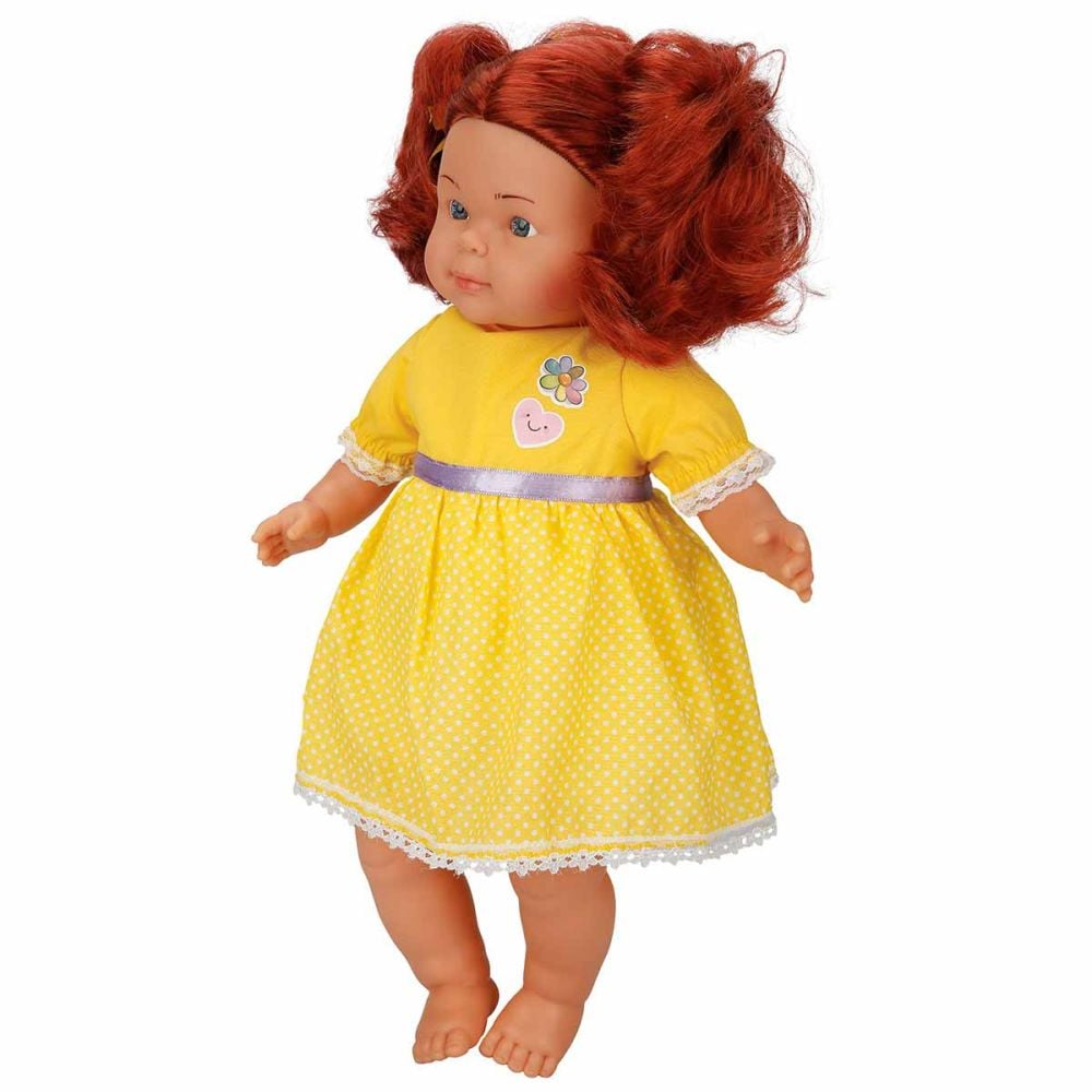 Кукла бебе с червена коса, Dollz And More, Прегърни ме, 40 см