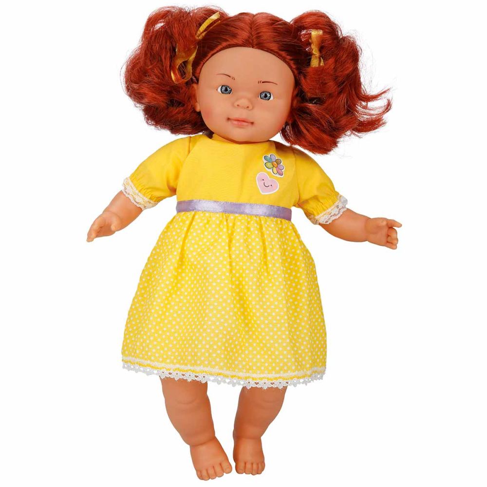 Кукла бебе с червена коса, Dollz And More, Прегърни ме, 40 см