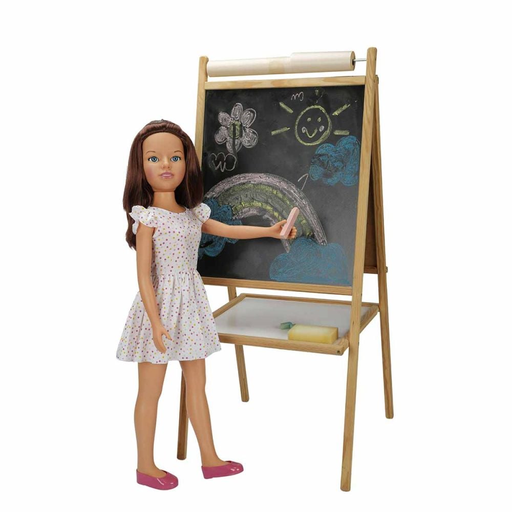 Кукла Клара в ежедневно облекло, Dollz And More, С рокля, 80 см