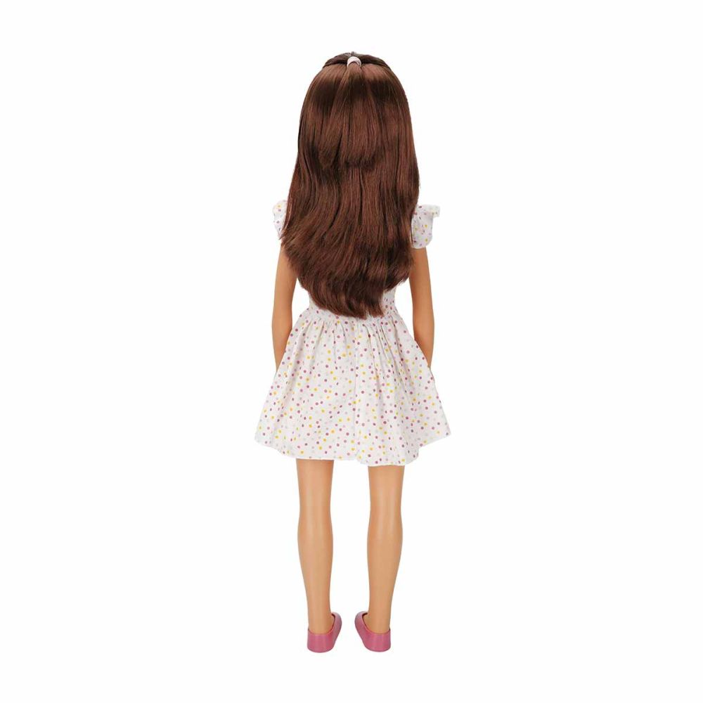 Кукла Клара в ежедневно облекло, Dollz And More, С рокля, 80 см