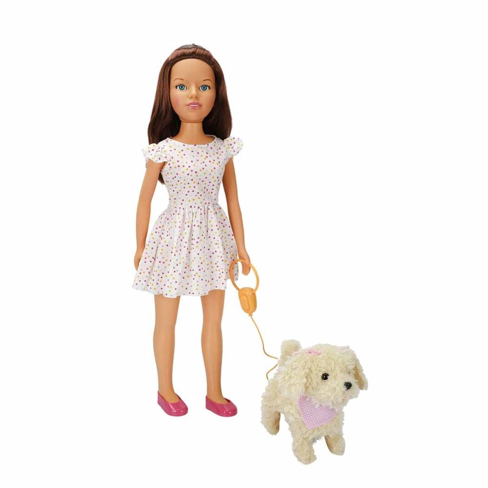 Кукла Клара в ежедневно облекло, Dollz And More, С рокля, 80 см