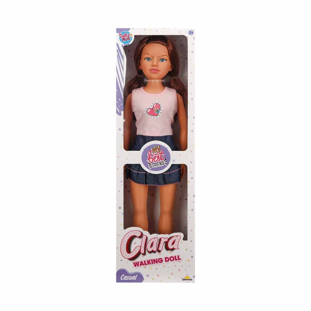 Кукла Клара в ежедневно облекло, Dollz And More, С пола, 80 см
