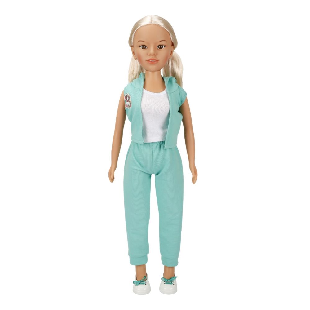 Кукла Клара в спортен тоалет, Dollz And More, Зелен, 80 см