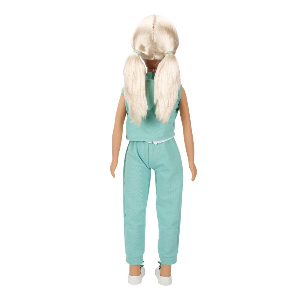 Кукла Клара в спортен тоалет, Dollz And More, Зелен, 80 см