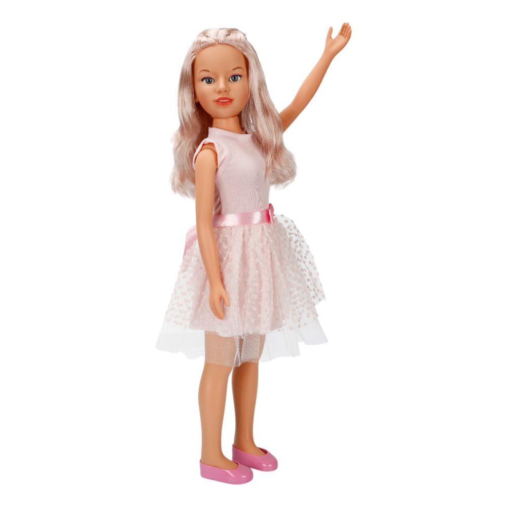 Кукла Клара в парти тоалет, Dollz And More, С розова рокля, 80см