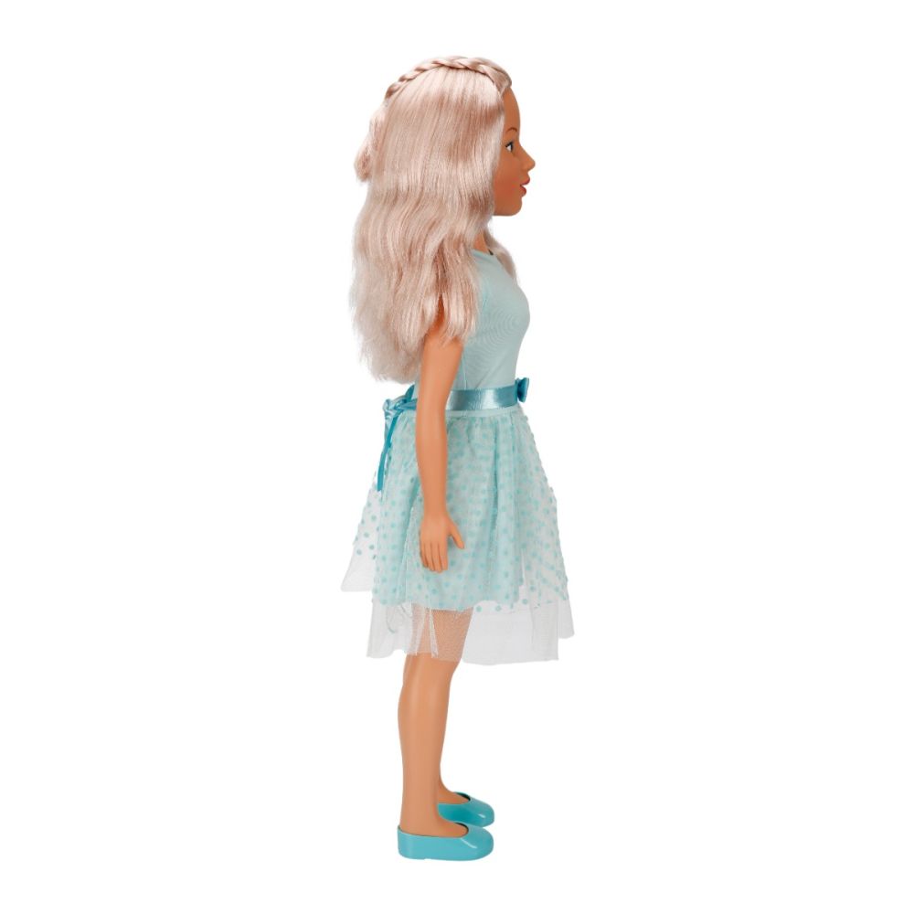 Кукла Клара в парти тоалет, Dollz And More, Със зелена рокля, 80см
