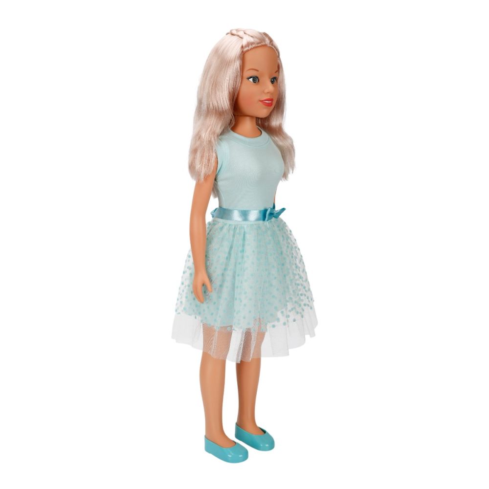 Кукла Клара в парти тоалет, Dollz And More, Със зелена рокля, 80см