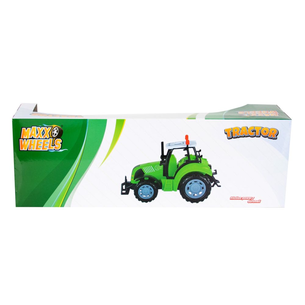 Трактор и ремарке с животни, Maxx Wheels, Farmer Toys