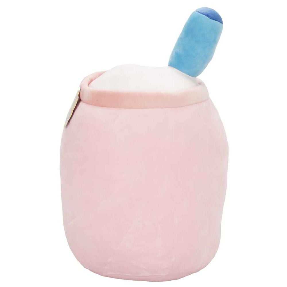 Плюшена играчка, Puffy Friends, Чаша със сламка, Розова, 35 см