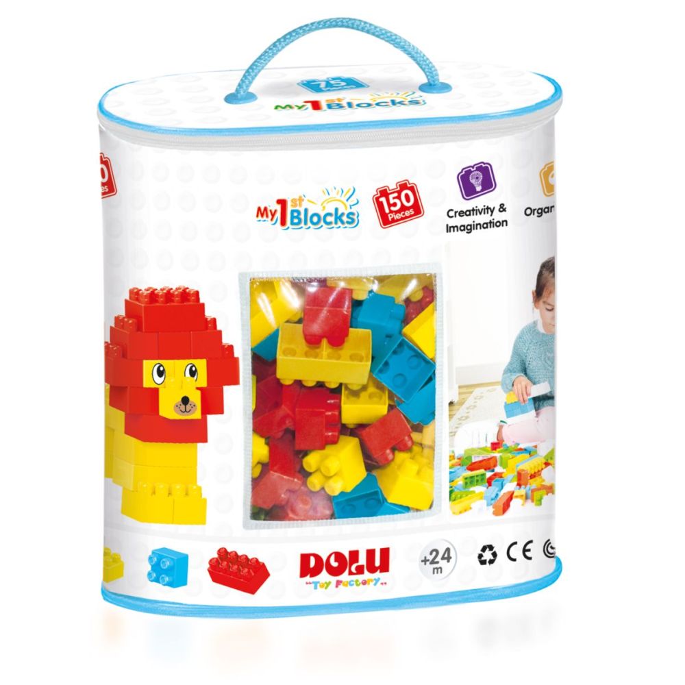 Комплект от 150 кубчета за изграждане, Dolu, My 1St Blocks