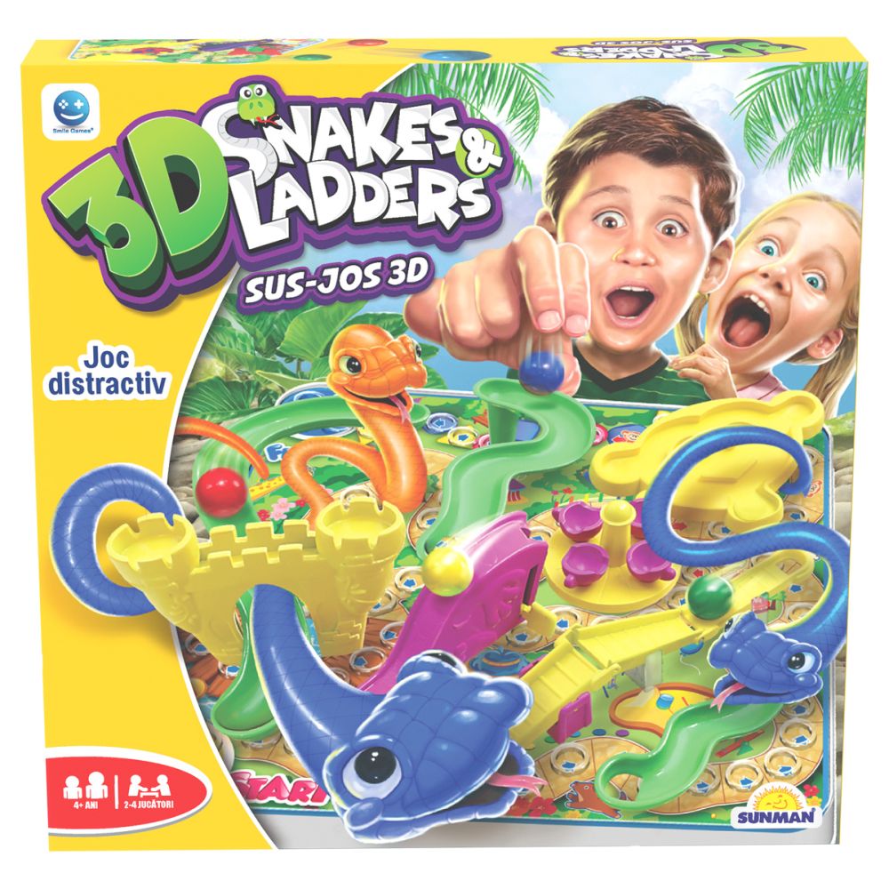 Настолна игра, Smile Games, 3D Змии и Стълби