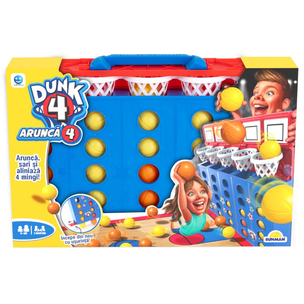Игра на умения с топки, Smile Games, Dunk 4