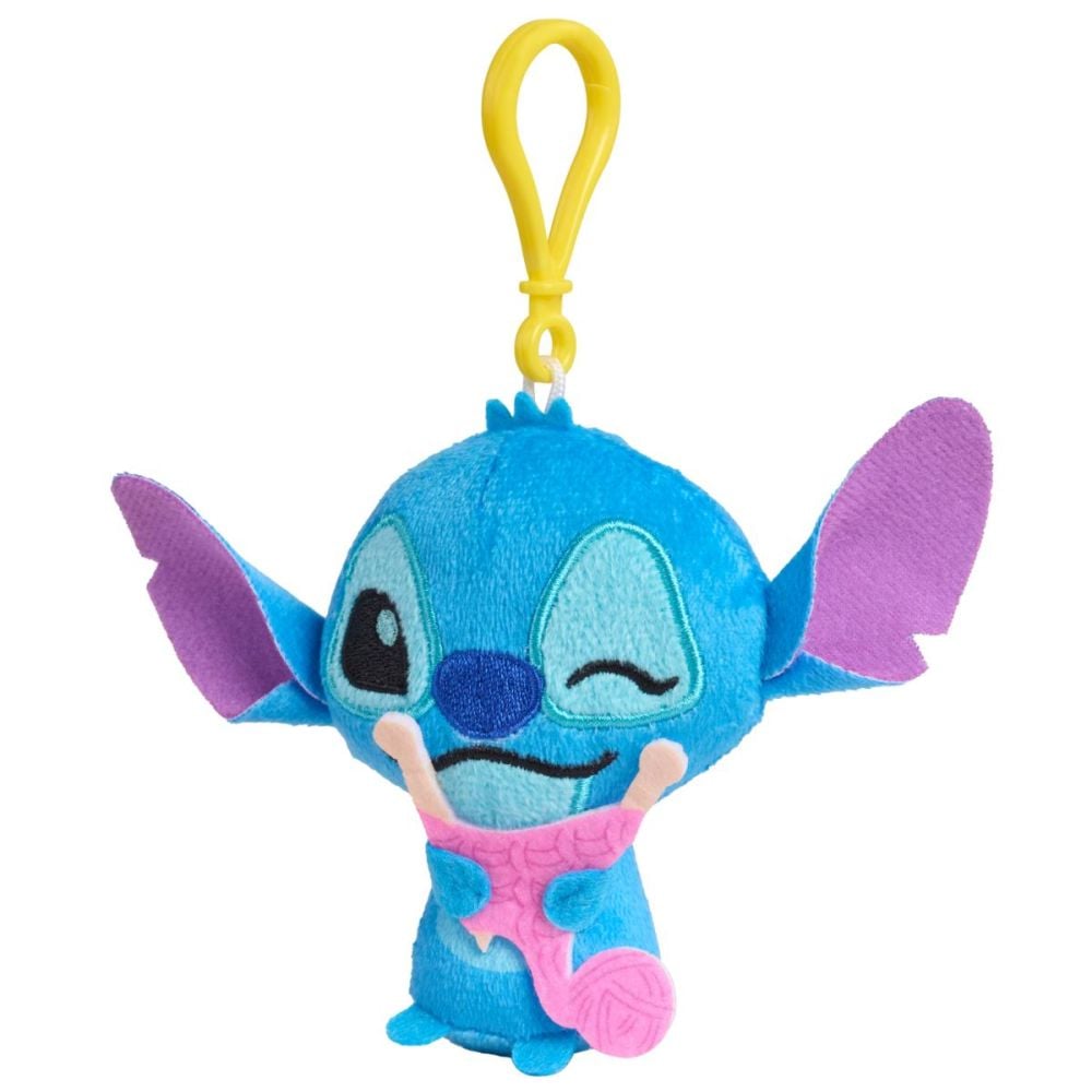 Плюшен ключодържател, изненада, Disney Stitch, 9 см