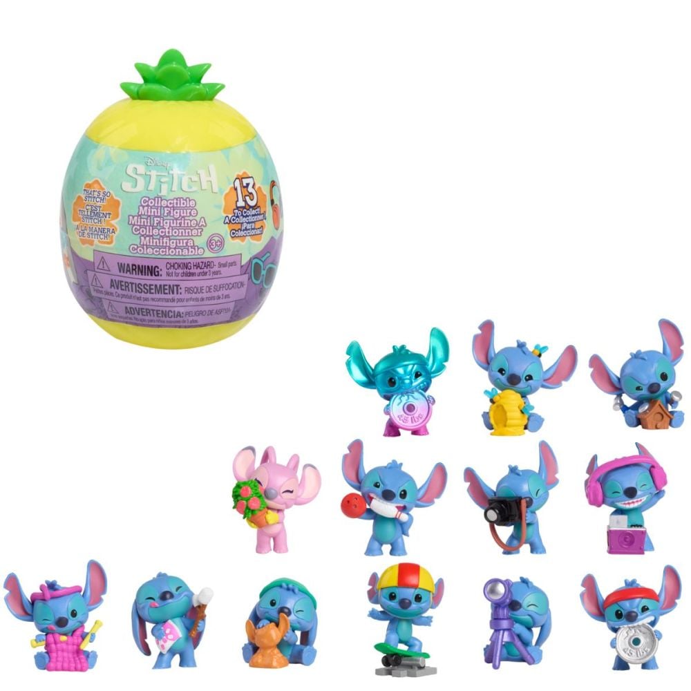 Фигурка изненада, Disney Stitch, 5 см