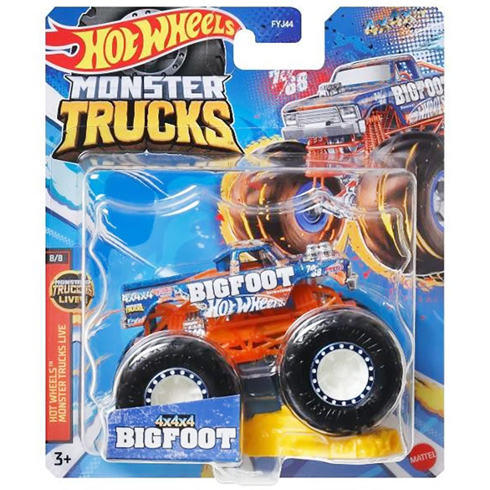 Количка Hot Wheels Monster Truck Bigfoot, HNW26